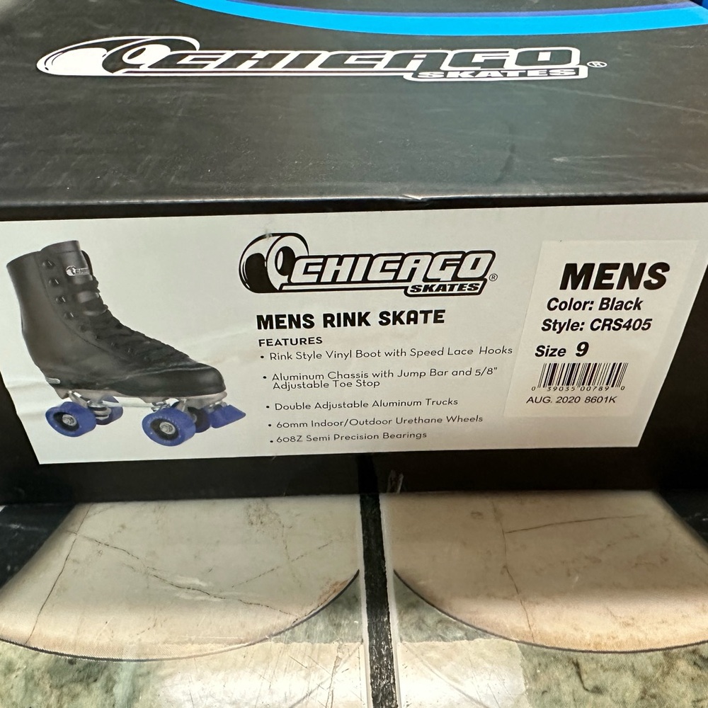 NWT Sealed Unopened Chicago Skates Men's Rink Skate - Black